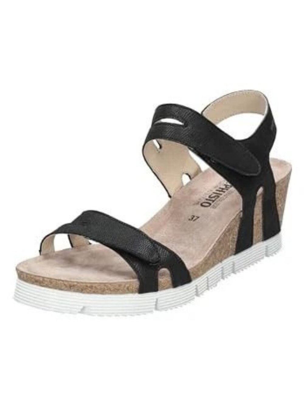 Mephisto  Women's Emelia Sandal - Black Leather   Women Sizes    NIB